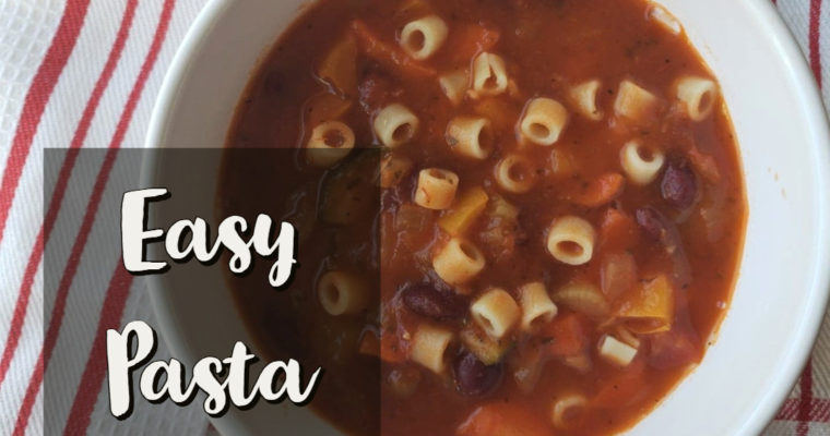 Easy Pasta Fagioli