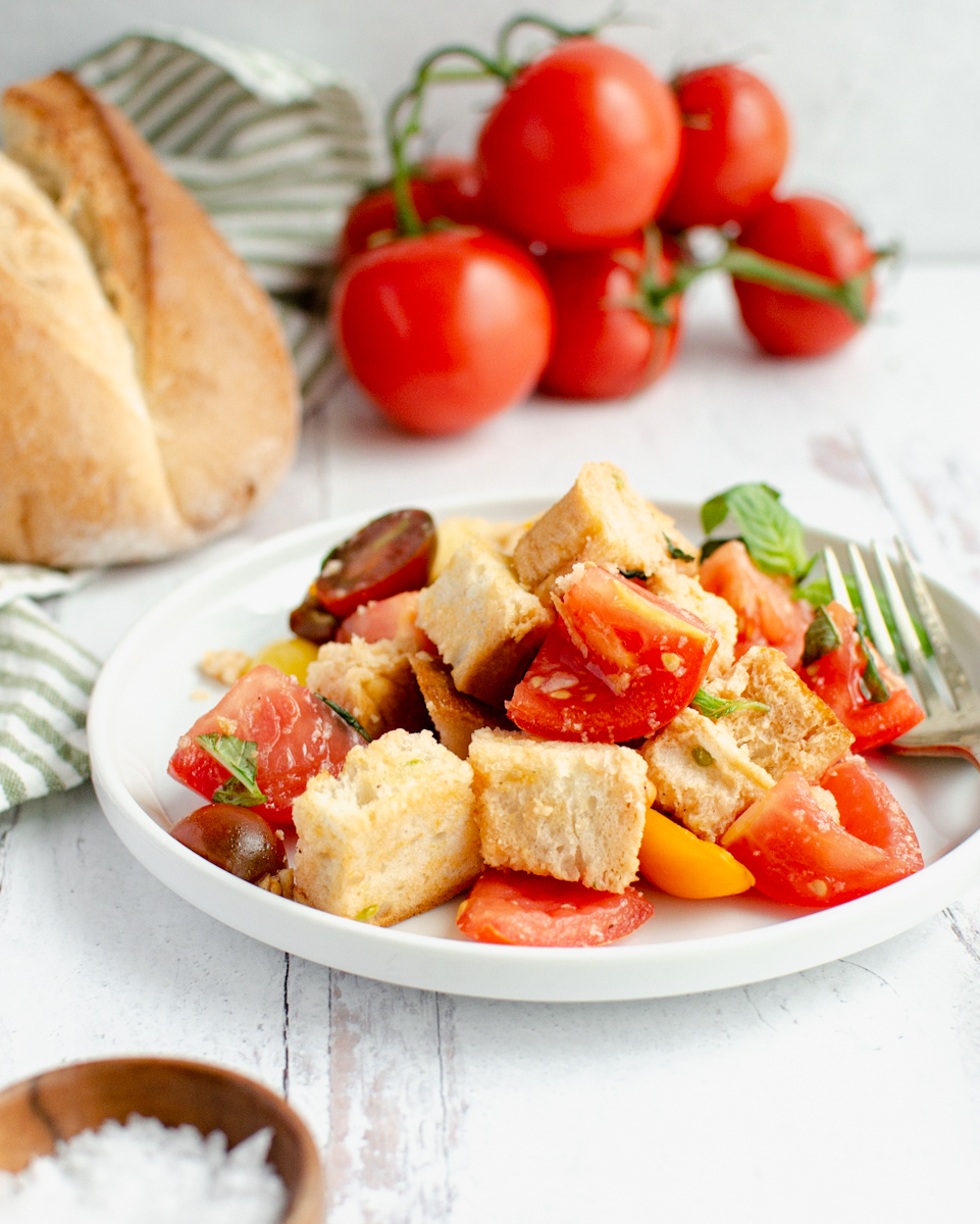 Italian Bread and Tomato Salad (Panzanella) The Dachshund Mom