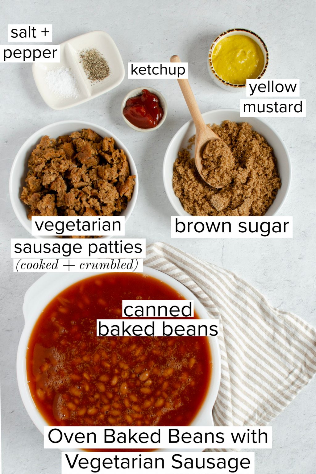 Oven Baked Beans with Vegetarian Sausage The Dachshund Mom