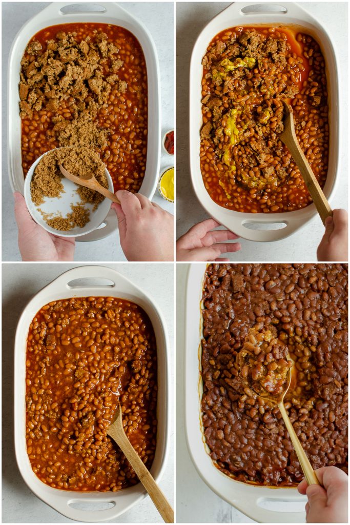 How to make oven baked beans using canned beans
