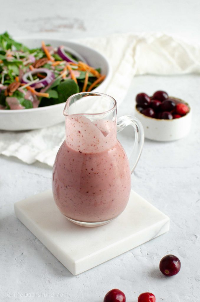 Cranberry Vinaigrette in a bottle